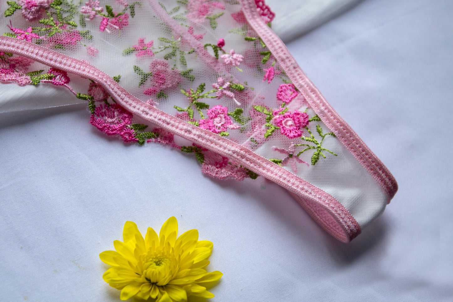 👙 Rosé Dahlia – Adjustable Panty