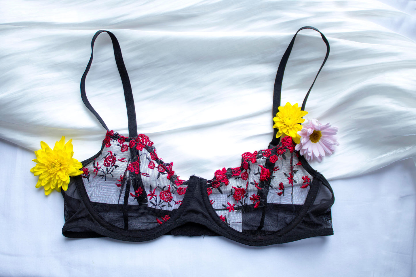 π€ Obsidian Rose β Underwire Bra