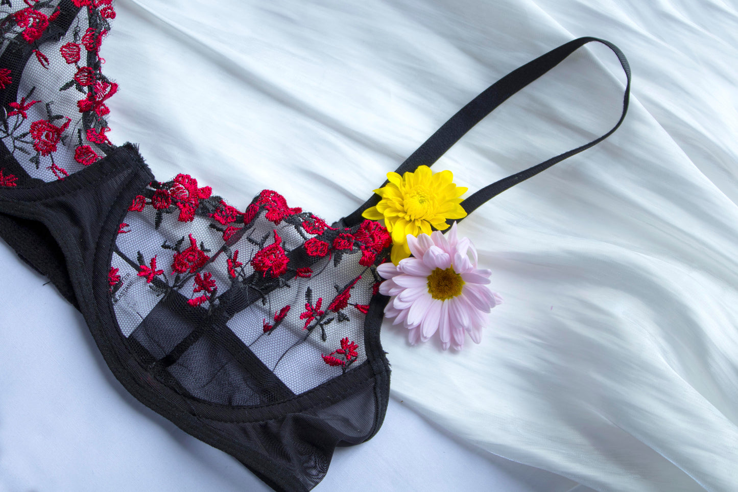 π€ Obsidian Rose β Underwire Bra