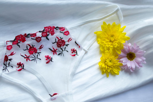 🌹Ivory Rose – Thong Panty