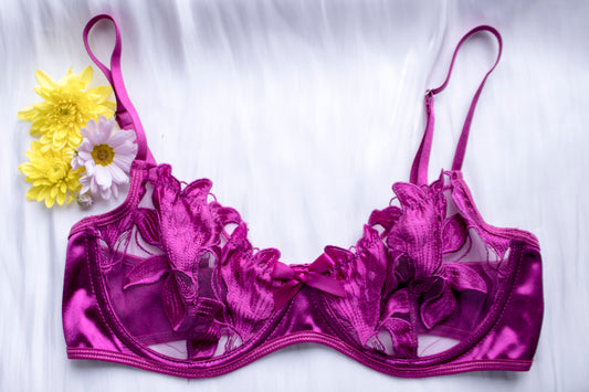 💜 Amethyst Orchid – Underwire Bra