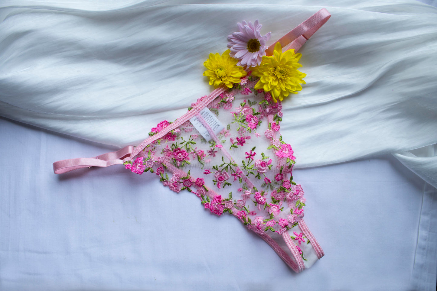 👙 Rosé Dahlia – Adjustable Panty